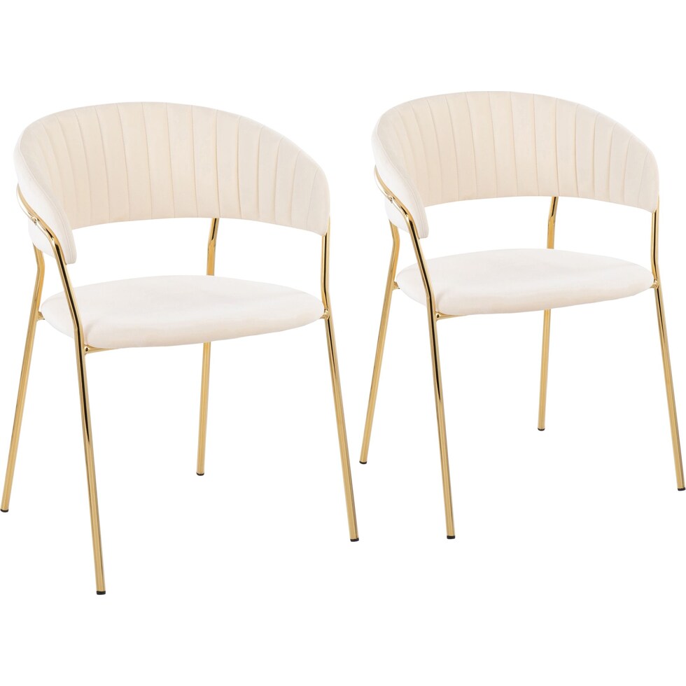 pansy white dining chair   
