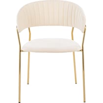 pansy white dining chair   