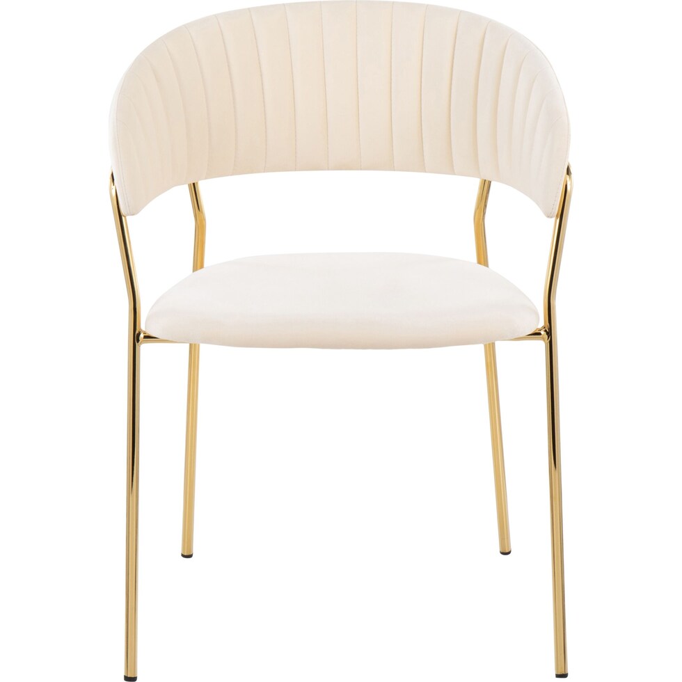 pansy white dining chair   