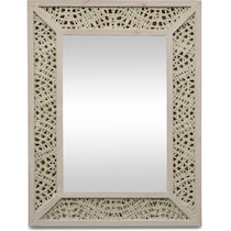 paper art white mirror   