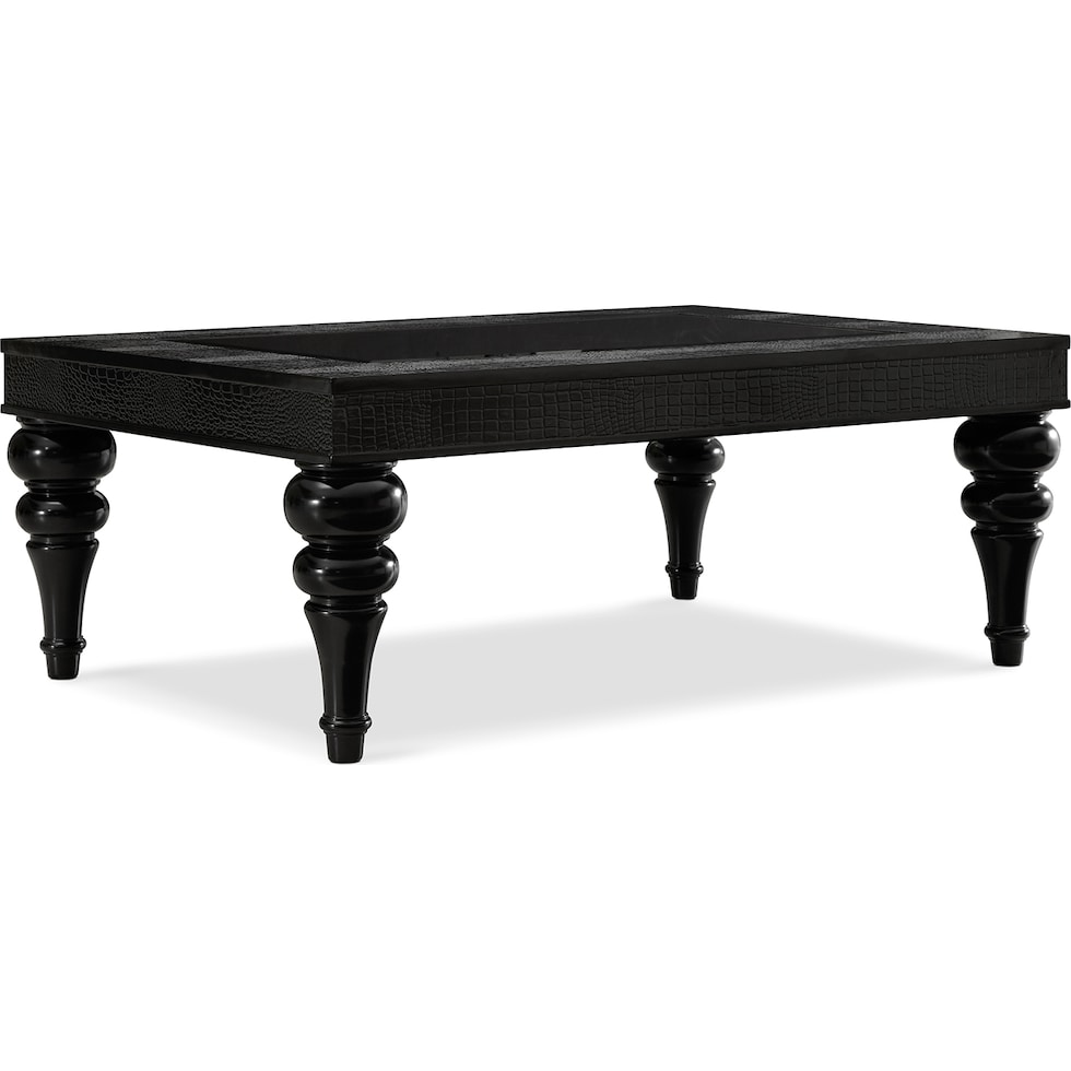 paradiso black coffee table   