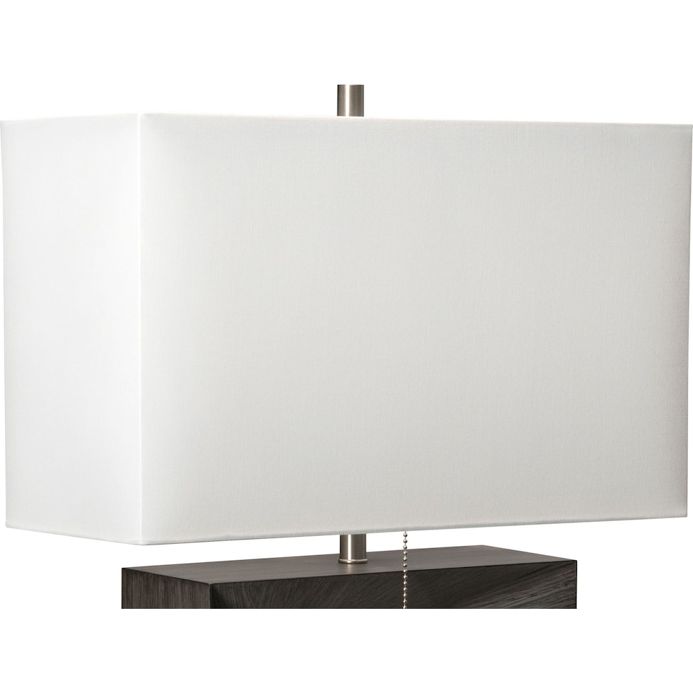 parallux gray table lamp   