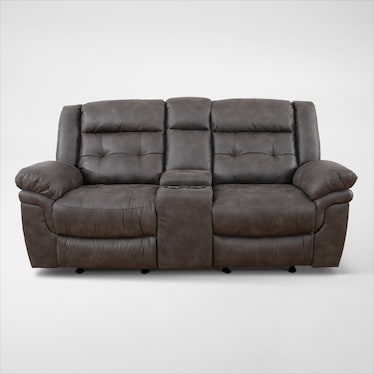 Parker Manual Reclining Loveseat with USB Charging
