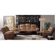 parker light brown  pc living room   