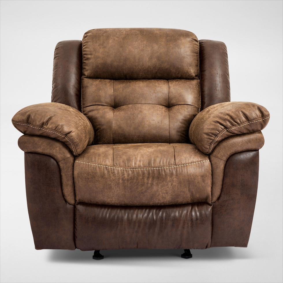 parker light brown recliner   