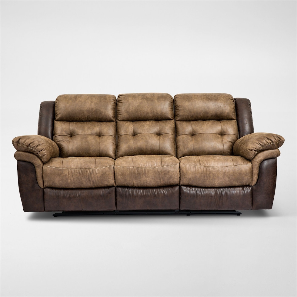 parker light brown sofa   