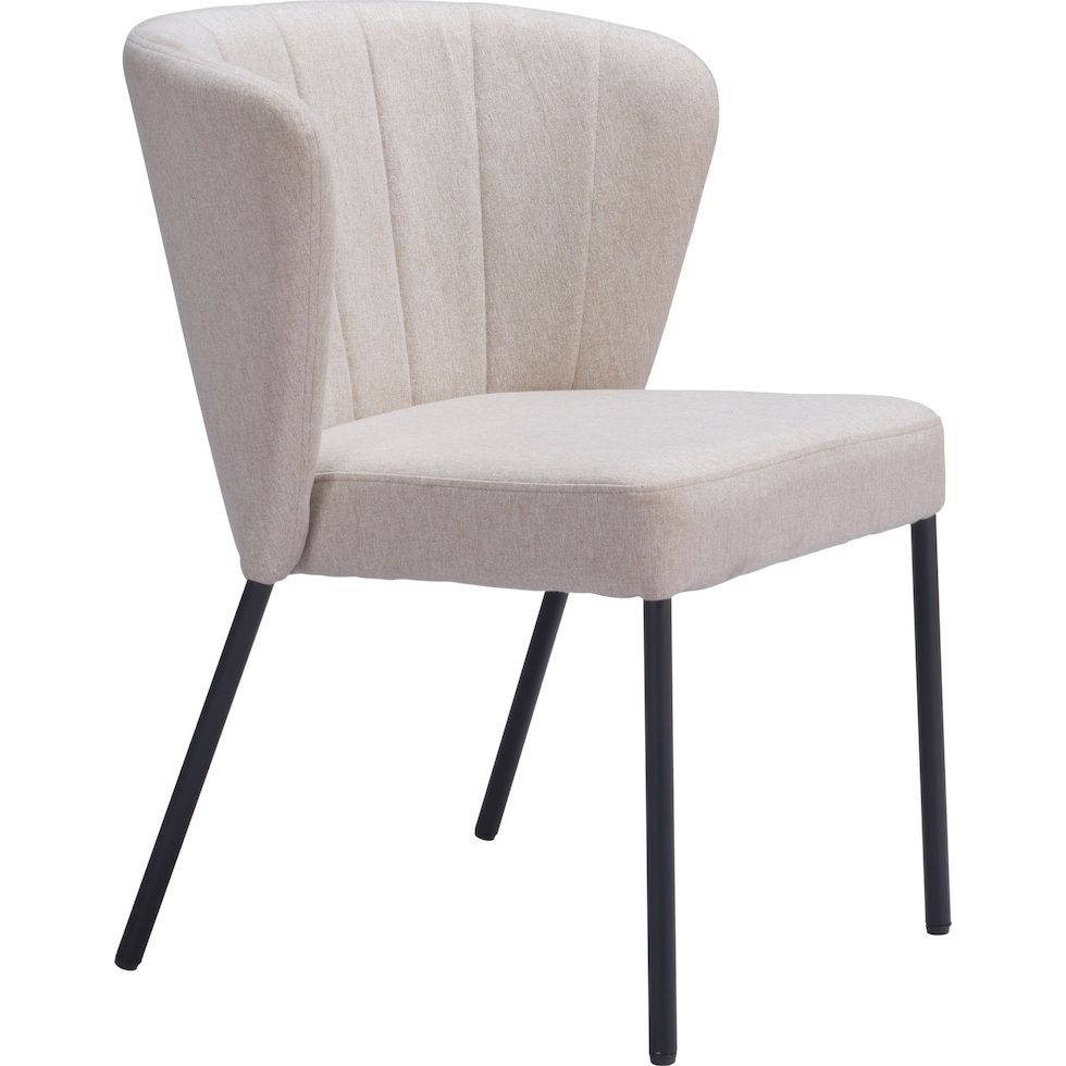 parker white dining chair   