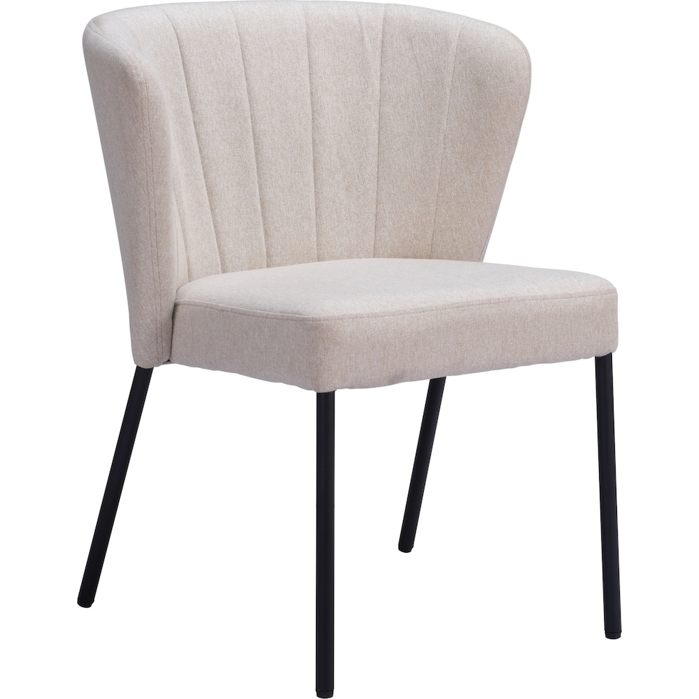 parker white dining chair   