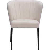 parker white dining chair   