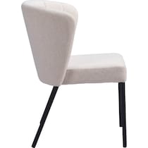 parker white dining chair   