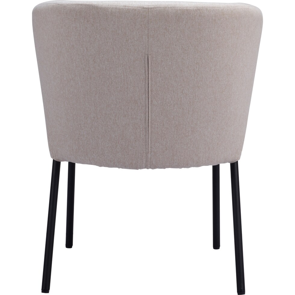 parker white dining chair   