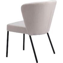 parker white dining chair   
