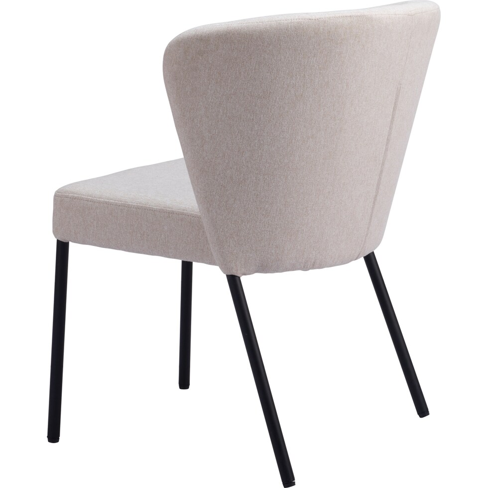 parker white dining chair   