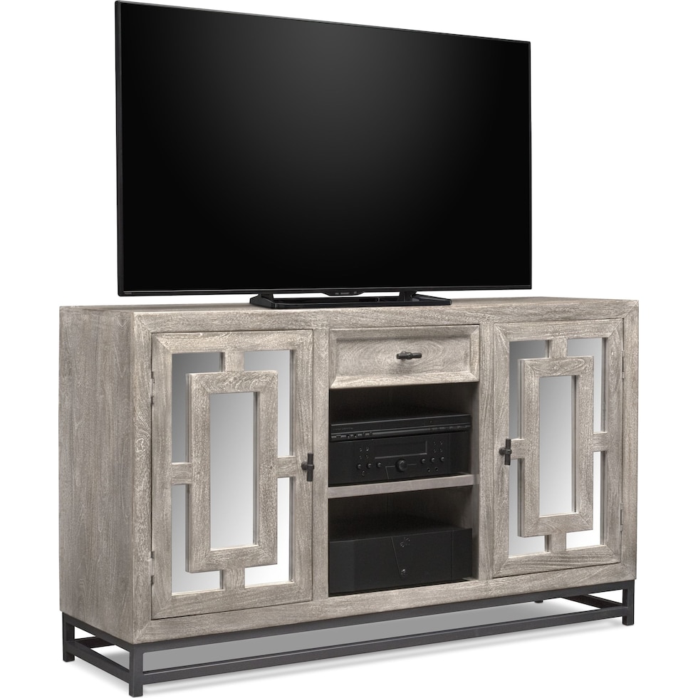 parlor gray tv stand   