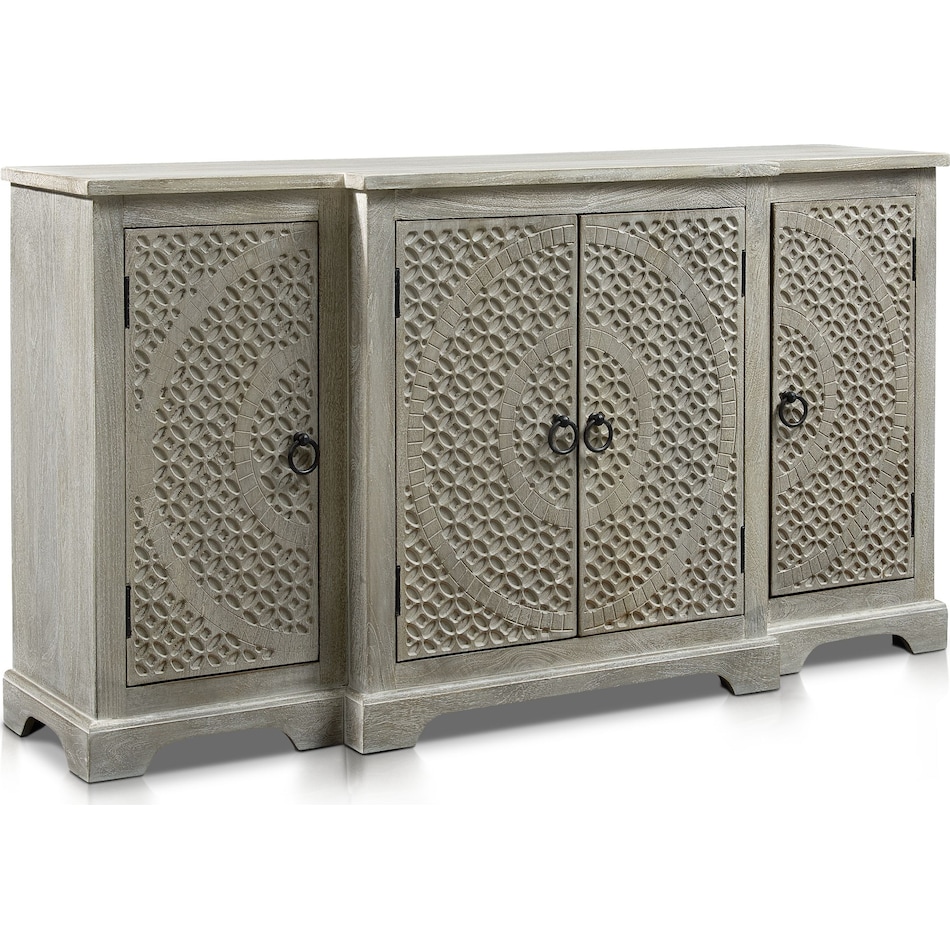parlor gray wine cabinet   