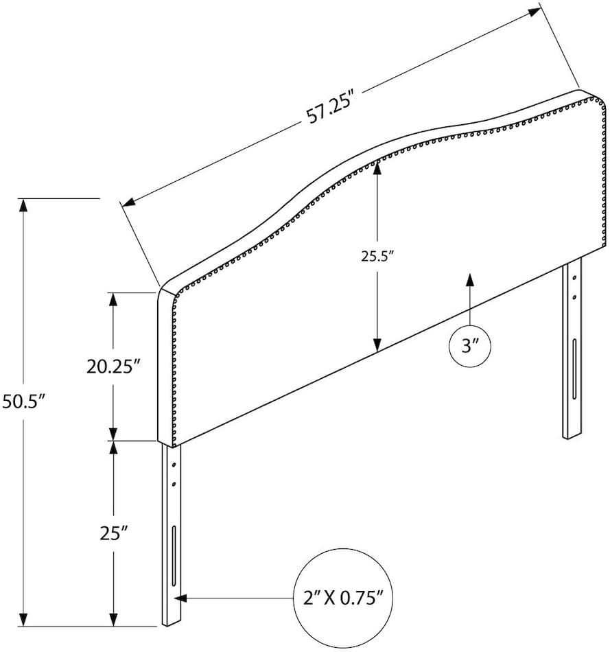 Parris Upholstered Headboard Value City Furniture