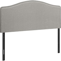 parris gray queen headboard   