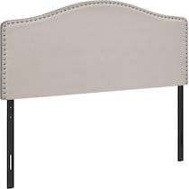 parris neutral full headboard   