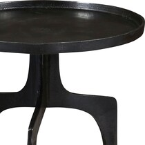 pascal dark brown accent table   