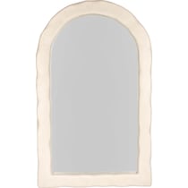 patricia cream floor mirror   
