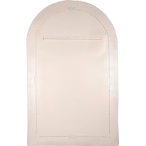 patricia cream floor mirror   