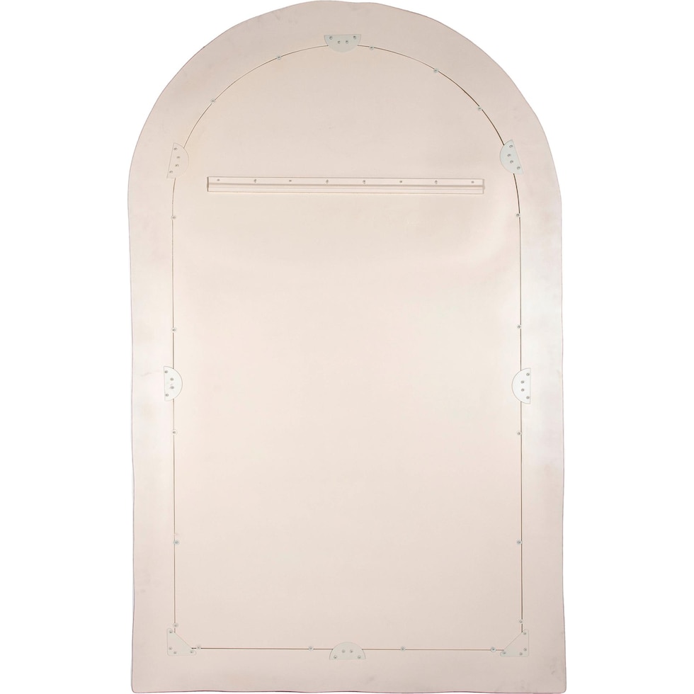 patricia cream floor mirror   