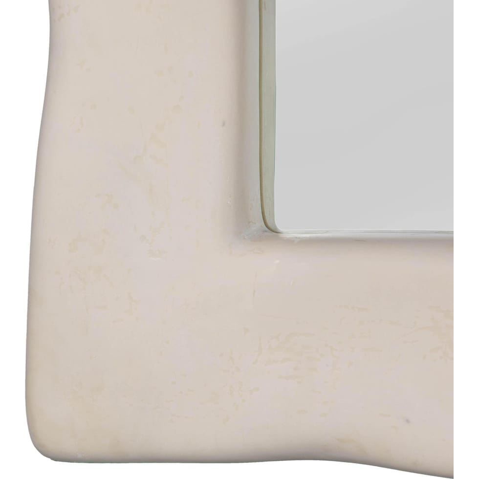 patricia cream floor mirror   