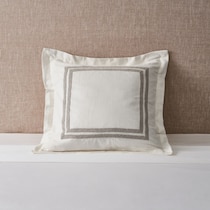 patrina ivory pillow sham   