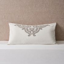 patrina ivory pillow sham   