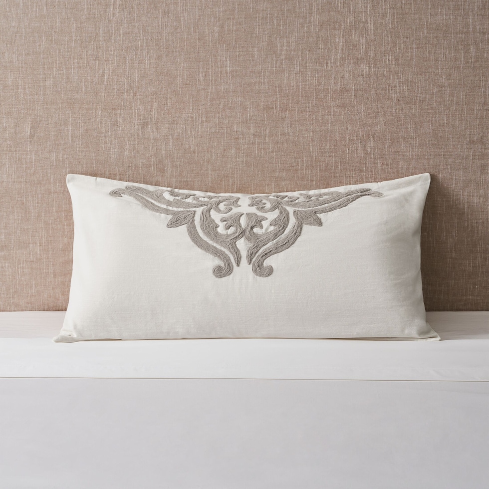 patrina ivory pillow sham   