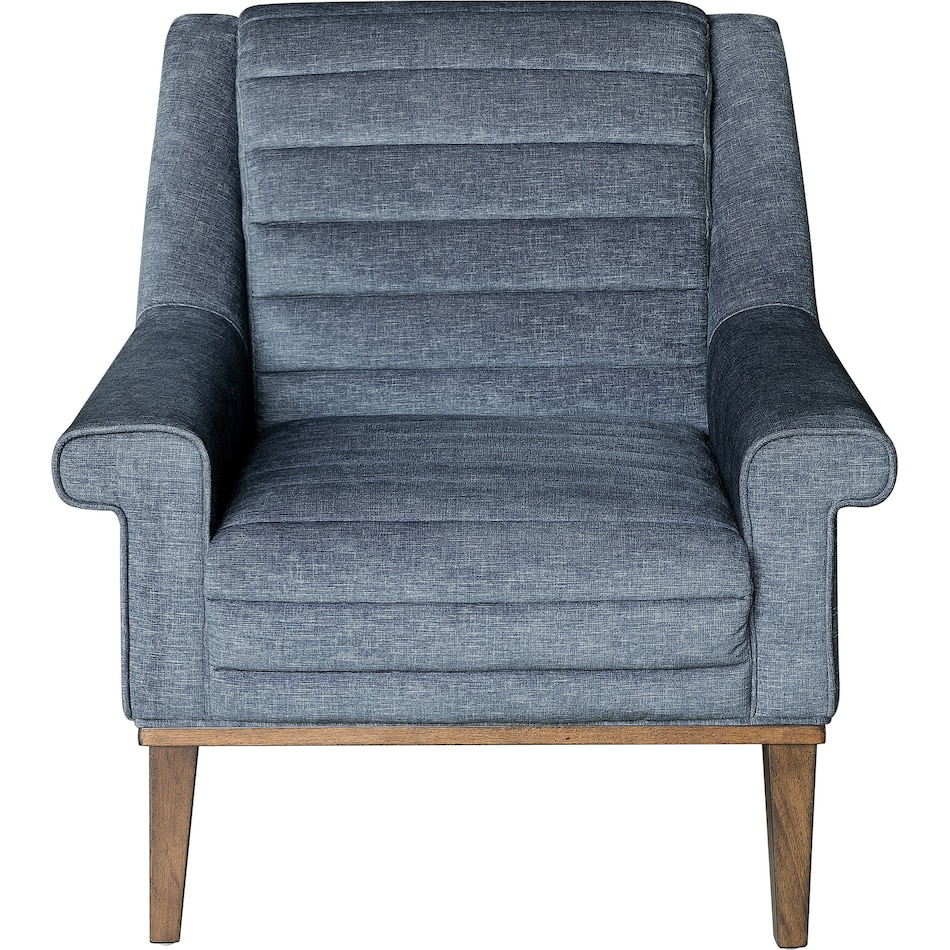 paula blue accent chair   
