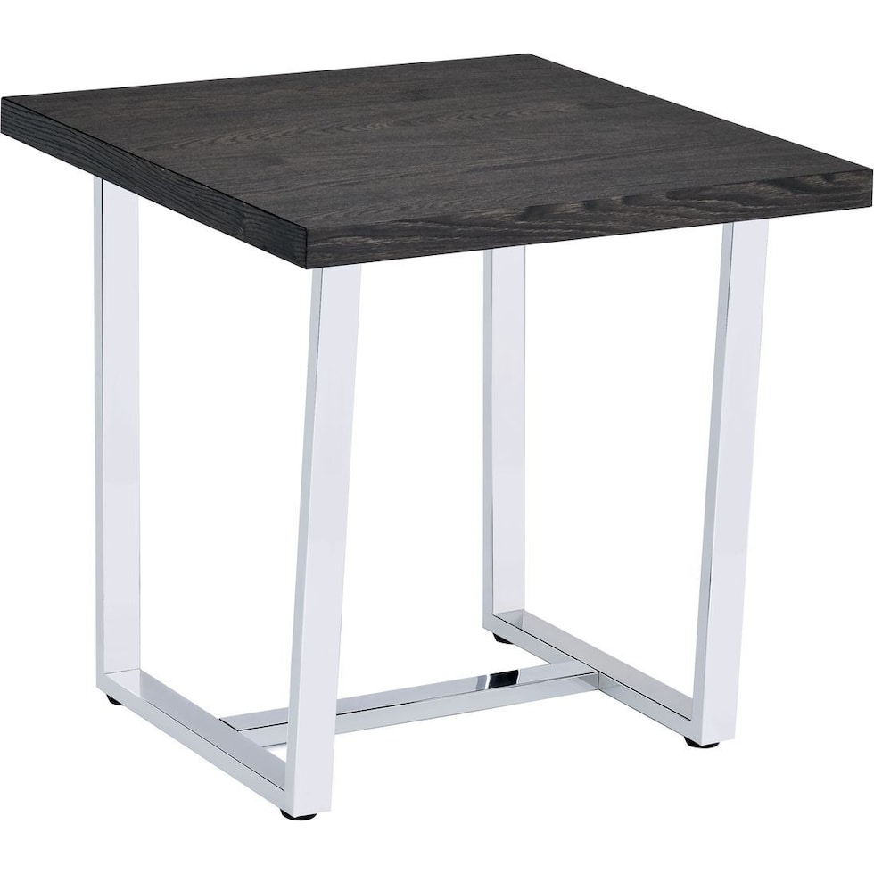 pauline dark brown  pc occasional tables   