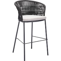 pax black bar stool   