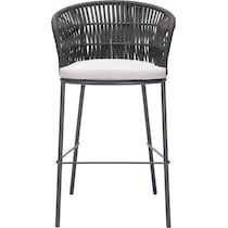 pax black bar stool   