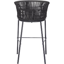 pax black bar stool   