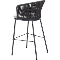 pax black bar stool   