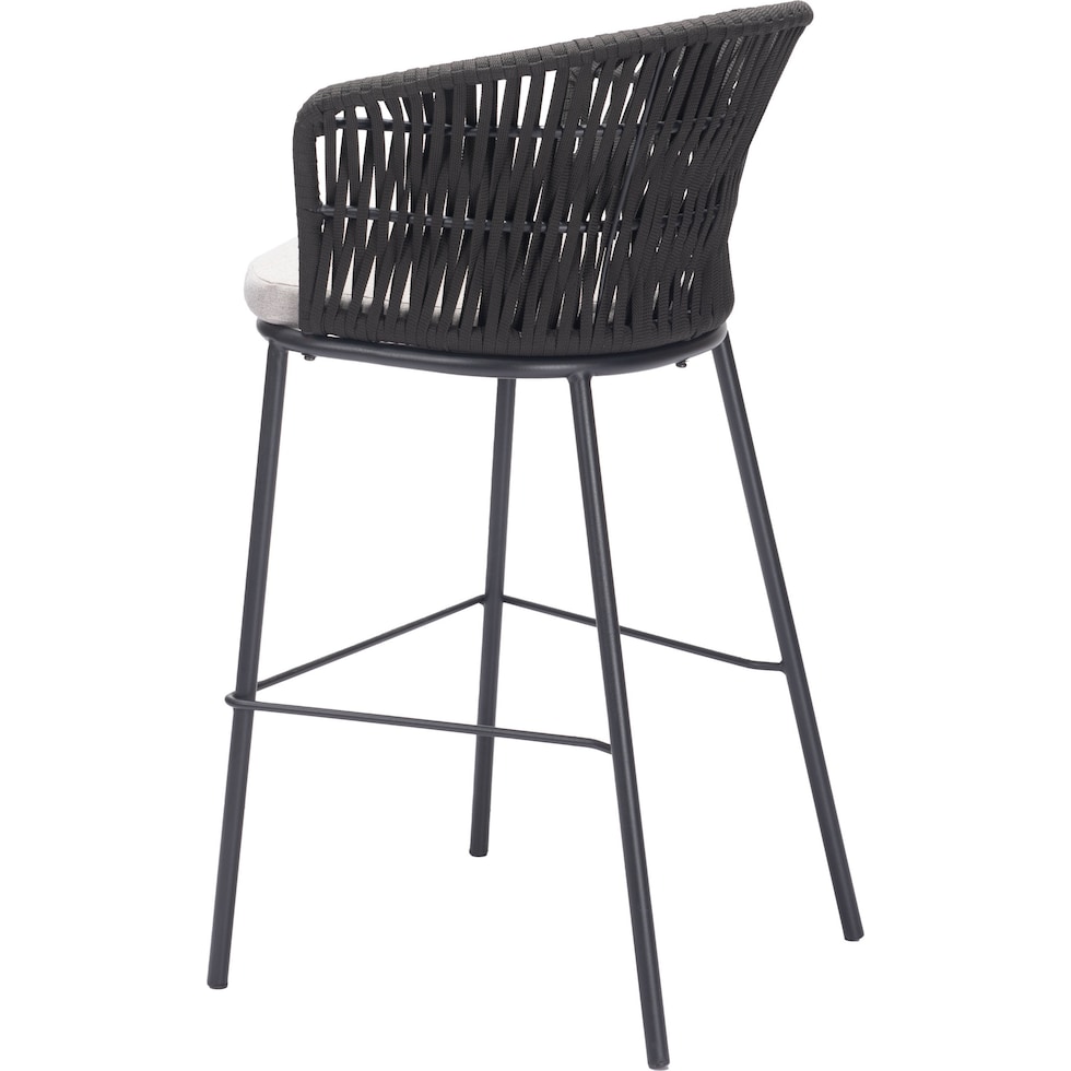 pax black bar stool   