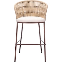 pax light brown outdoor bar stools   