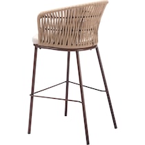 pax light brown outdoor bar stools   