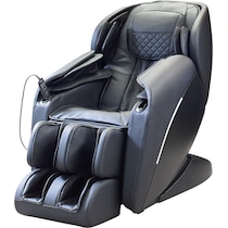 peaceful black massage chair   