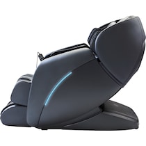 peaceful black massage chair   
