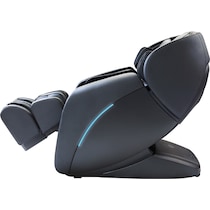 peaceful black massage chair   