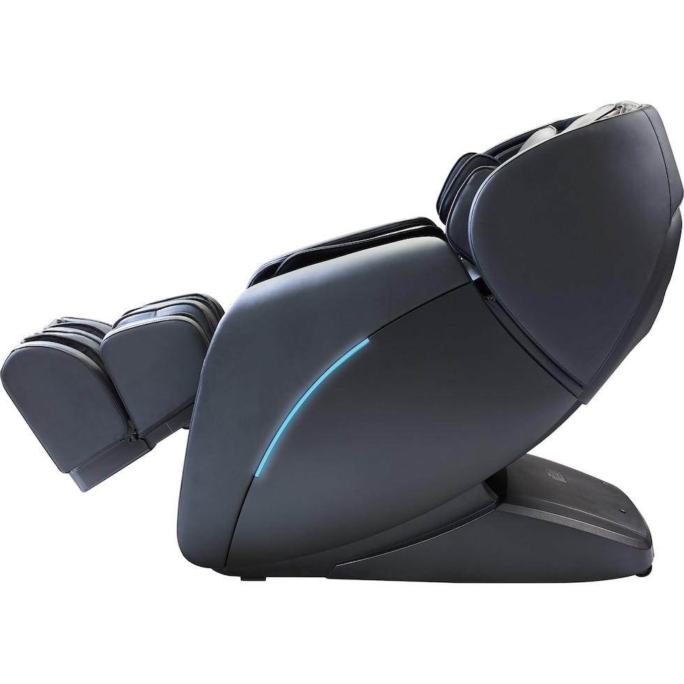 peaceful black massage chair   