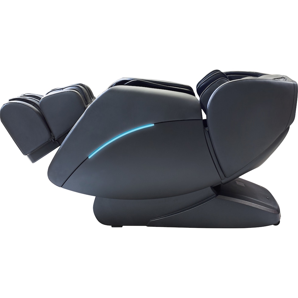 peaceful black massage chair   