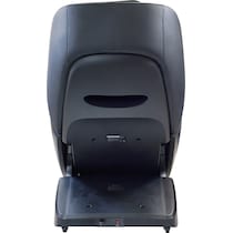 peaceful black massage chair   