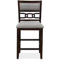 pearson dark brown counter height stool   