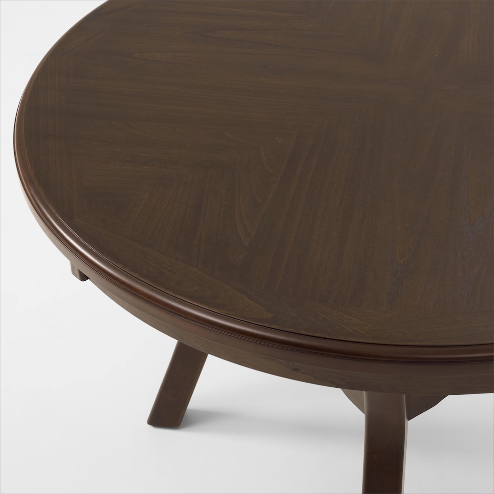 pearson dark brown dining table   