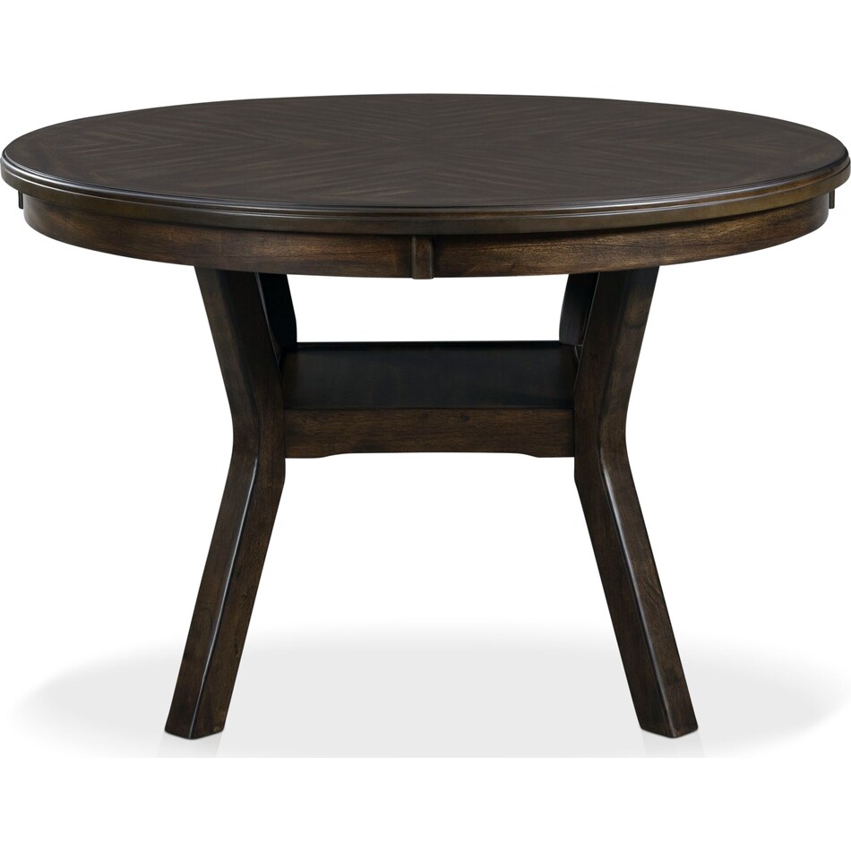 pearson dark brown dining table   