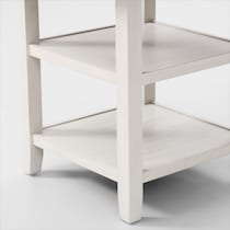 pearson white counter height dining table   