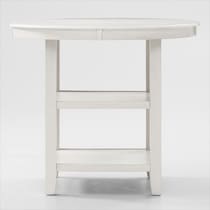 pearson white counter height dining table   